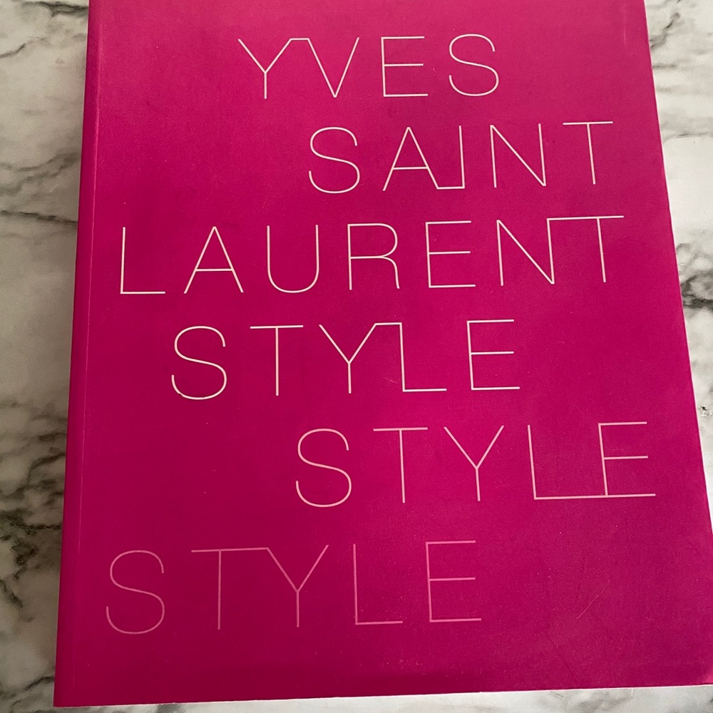 Yves St Laurent Style coffee table book